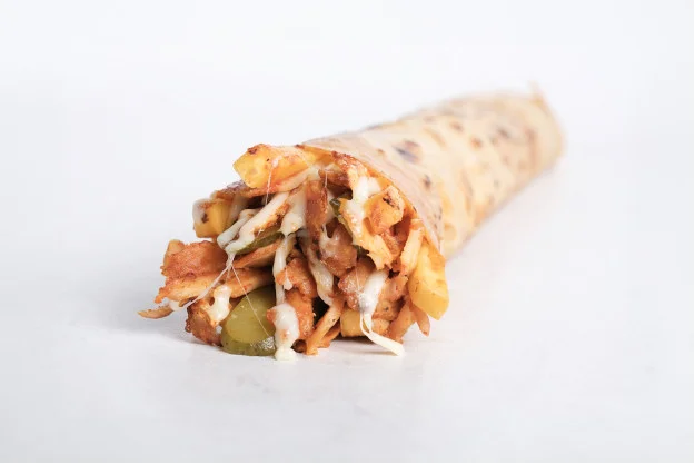 Kaşarlı Tavuk Döner Dürüm